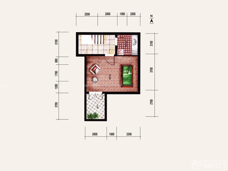 180平米薩伏伊別墅平面圖