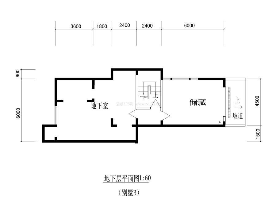 小型薩伏伊別墅平面圖