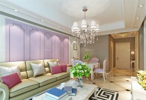 兩室一廳一廚一衛(wèi) 沙發(fā)背景墻