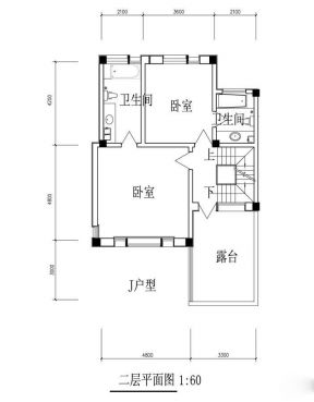 鄉村薩伏伊別墅平面圖