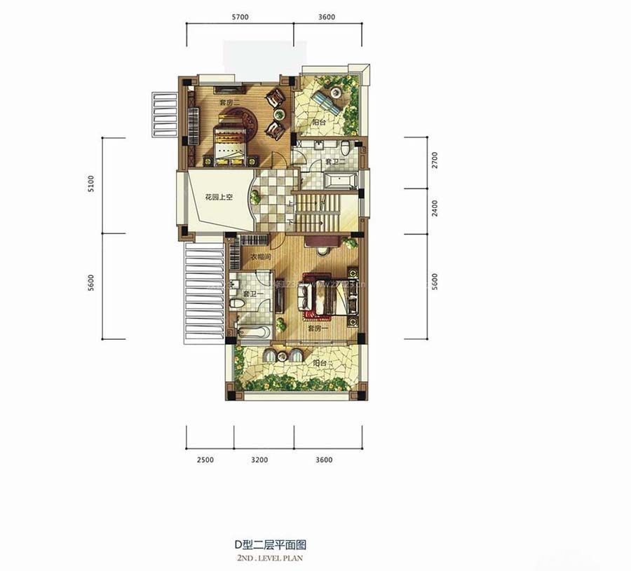 帶私家花園小洋樓戶型圖大全 