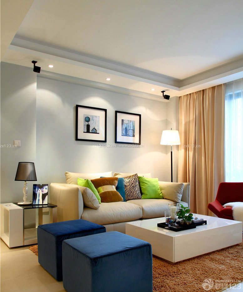 35平小户型单身公寓家装客厅设计图