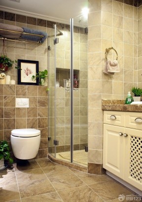35平小户型单身公寓 浴室装修设计
