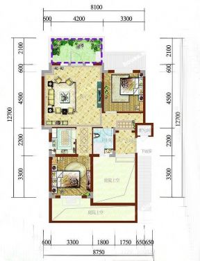 2023經典美式風格度假別墅平面戶型圖