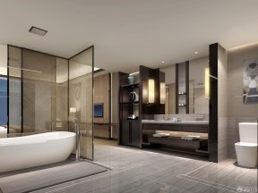 酒店客房 卫生间浴室