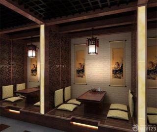日式风格茶楼室内设计