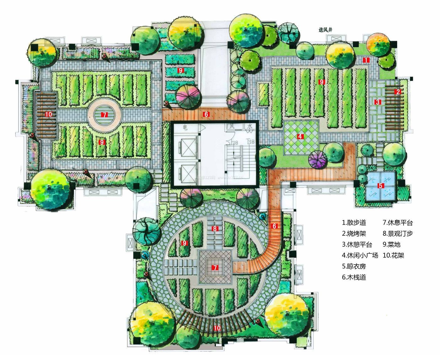 2023屋頂花園平面圖片