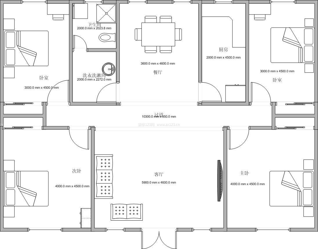 西式北方農(nóng)村房屋設(shè)計(jì)圖