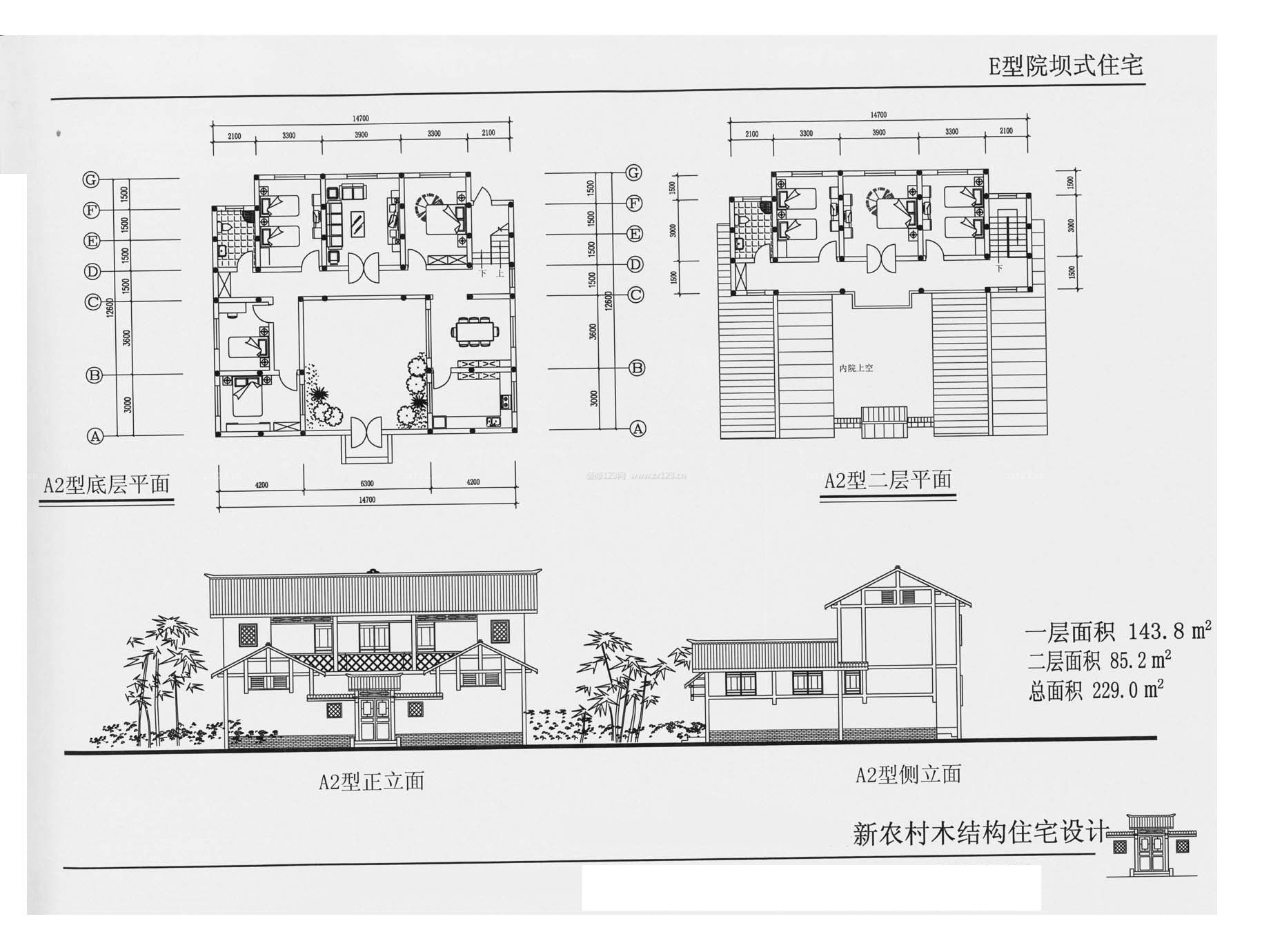 北方農(nóng)村房屋別墅型設計圖