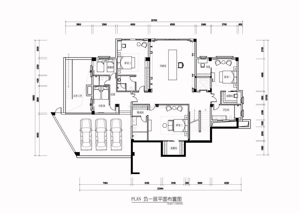 农村独栋一层别墅设计平面图