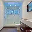 美式风格浴室门效果图片