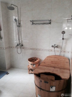 木质浴盆 现代风格