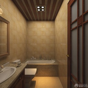 卫生间浴室小格子砖墙面设计图