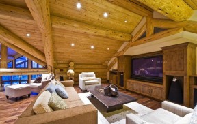 木结构别墅 家装客厅设计