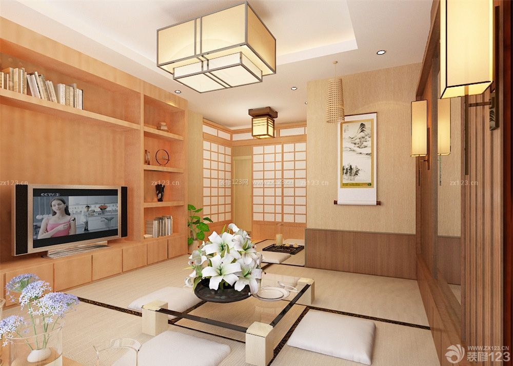日本小户型公寓家装客厅设计图