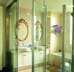 现代风格浴室玻璃门设计图片