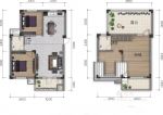 最新歐式風格180平米別墅戶型圖