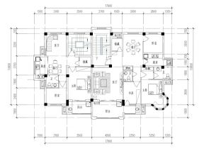 高层办公楼平面施工图