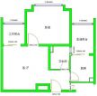 地中海風(fēng)格30平米小戶型小客廳平面圖