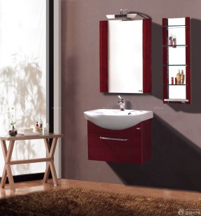 橡木浴室柜 现代简约风格