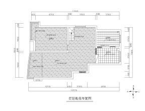 小型流水别墅平面图