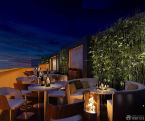 酒吧裝修風(fēng)格 樓頂露天