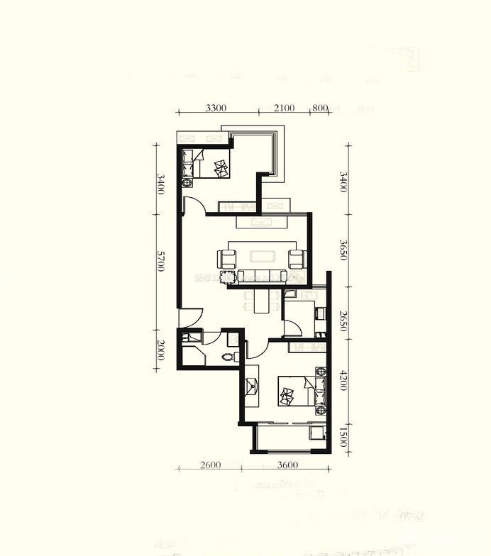 2023美式風格房屋小戶型平面圖