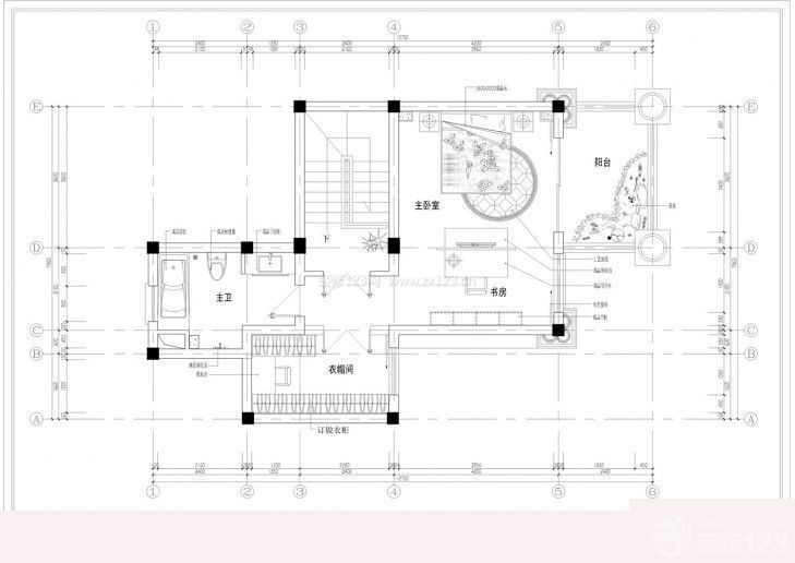 簡約自建雙拼別墅戶型圖