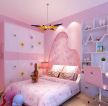 粉色儿童房间设计实景图