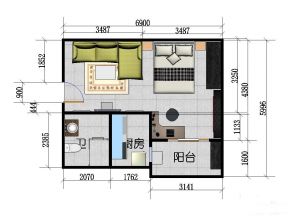 最新古典房屋小戶型平面圖