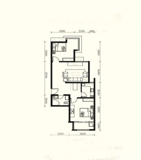 2023美式風(fēng)格房屋小戶型平面圖