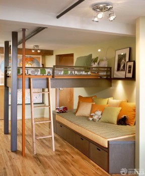 50多平米小户型房屋设计图 儿童卧室