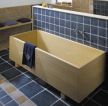 浴室木质浴盆装修设计图