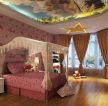 温馨女生卧室彩色壁纸装修效果图欣赏