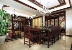 中国古典家具餐桌椅子摆放图片