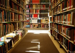 图书馆书架 
