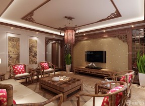 中国古典家具家装客厅装修设计图
