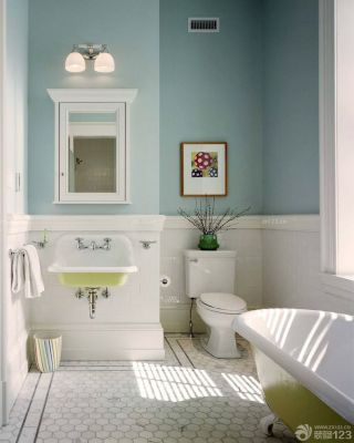 简单一室一厅卫生间装修设计图片