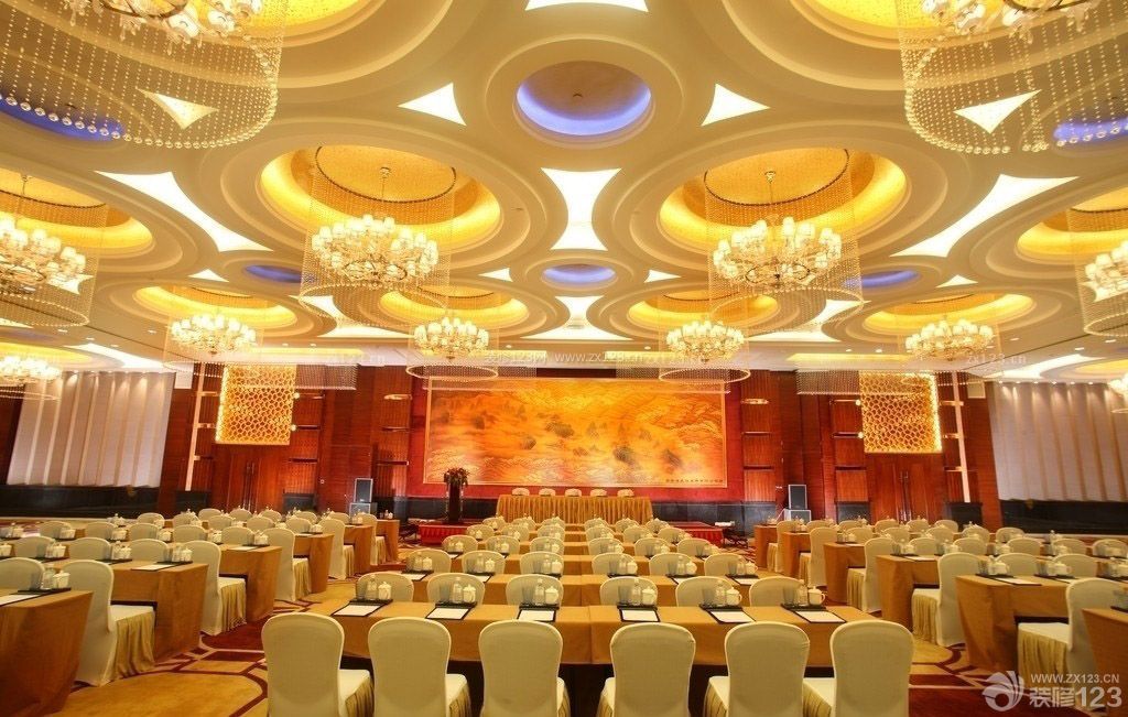豪華五星級酒店吊頂設計效果圖