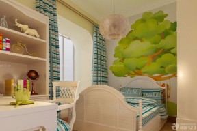 小户型儿童房间布置 田园风格