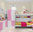 现代小户型儿童房高低床摆放图