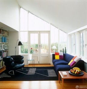 最新时尚地中海家庭室内客厅置物凳效果图欣赏