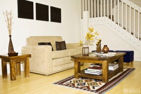 最新中式家庭室内客厅置物凳效果图片