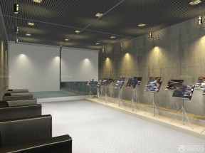 现代风格展厅空间设计实景图