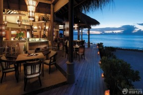 2023欧式海景酒吧吧台高凳设计效果图