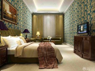 二手房奢华欧式卧室装修设计效果图