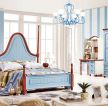欧式风格儿童房蓝色家具设计图