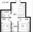 2023年二室一廳一衛(wèi)戶型圖