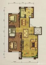 180平別墅三室兩廳二衛(wèi)戶型圖