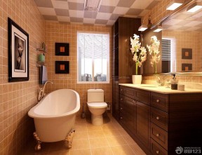 老房40平米小户型装修 美式浴室柜